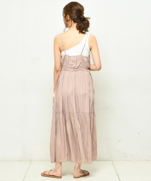 DouDou（ドゥドゥ）の「キャミワンピース（ワンピース・レディース・ピンクベージュ/カーキ/ブラック・FREE）」の21枚目の写真