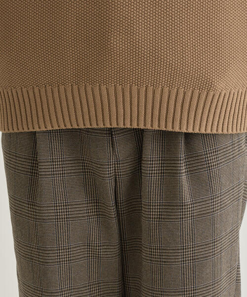 green label relaxing（グリーンレーベルリラクシング）の「SC☆ ウォッシュドカノコ クルー ベスト（ベスト・メンズ・モカ/ブラック/ライトブルー・L/M/S）」の6枚目の写真