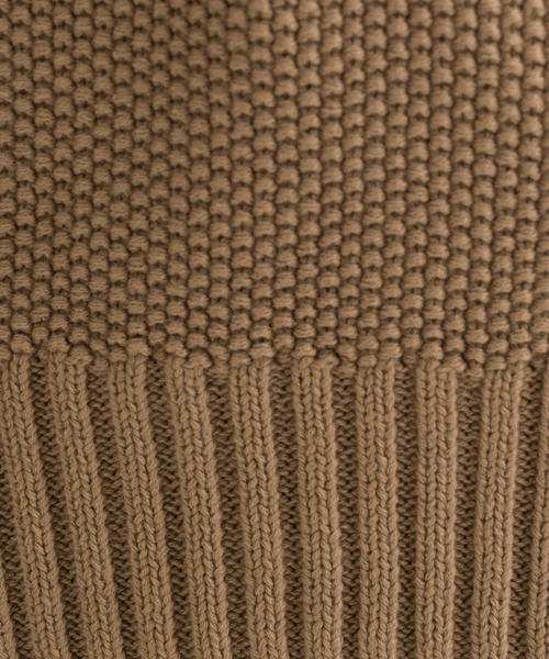 green label relaxing（グリーンレーベルリラクシング）の「SC☆ ウォッシュドカノコ クルー ベスト（ベスト・メンズ・モカ/ブラック/ライトブルー・L/M/S）」の5枚目の写真