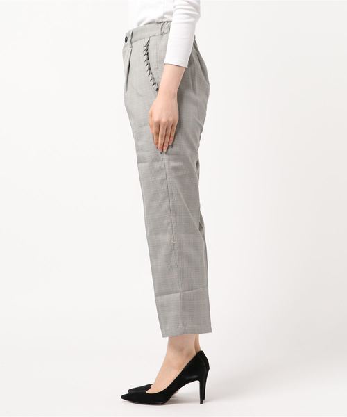 flower(フラワー)の「チャーミングチェックパンツ(その他パンツ・レディース・ブラウン/ベージュ・FREE)」の3枚目の写真