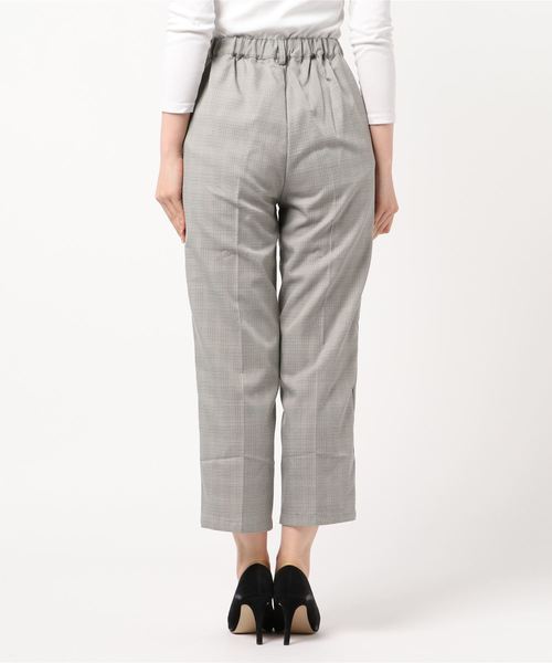 flower(フラワー)の「チャーミングチェックパンツ(その他パンツ・レディース・ブラウン/ベージュ・FREE)」の4枚目の写真