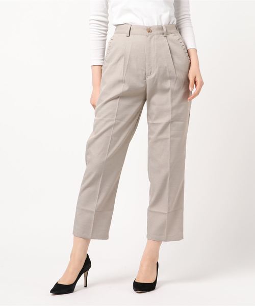 flower(フラワー)の「チャーミングチェックパンツ(その他パンツ・レディース・ブラウン/ベージュ・FREE)」の5枚目の写真