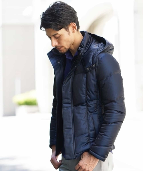 MICHEL KLEIN HOMME (ミッシェルクランオム)の「ダウンブルゾン(シャーロット)(ダウンジャケット/コート・メンズ・ネイビー/ボルドー・46/48/51)」の22枚目の写真