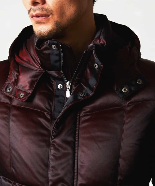MICHEL KLEIN HOMME (ミッシェルクランオム)の「ダウンブルゾン(シャーロット)(ダウンジャケット/コート・メンズ・ネイビー/ボルドー・46/48/51)」の17枚目の写真