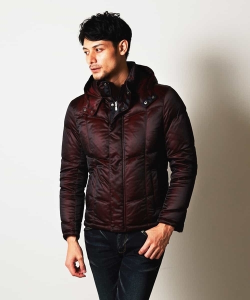 MICHEL KLEIN HOMME (ミッシェルクランオム)の「ダウンブルゾン(シャーロット)(ダウンジャケット/コート・メンズ・ネイビー/ボルドー・46/48/51)」の10枚目の写真