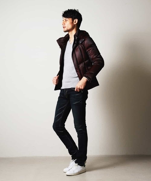 MICHEL KLEIN HOMME (ミッシェルクランオム)の「ダウンブルゾン(シャーロット)(ダウンジャケット/コート・メンズ・ネイビー/ボルドー・46/48/51)」の11枚目の写真