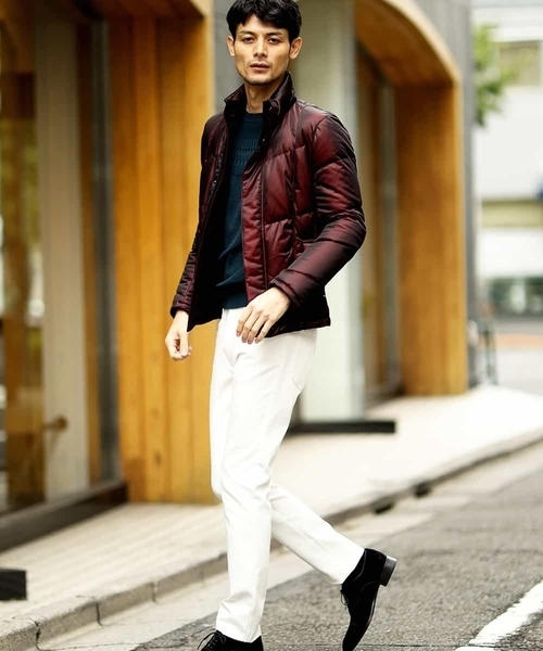 MICHEL KLEIN HOMME (ミッシェルクランオム)の「ダウンブルゾン(シャーロット)(ダウンジャケット/コート・メンズ・ネイビー/ボルドー・46/48/51)」の15枚目の写真