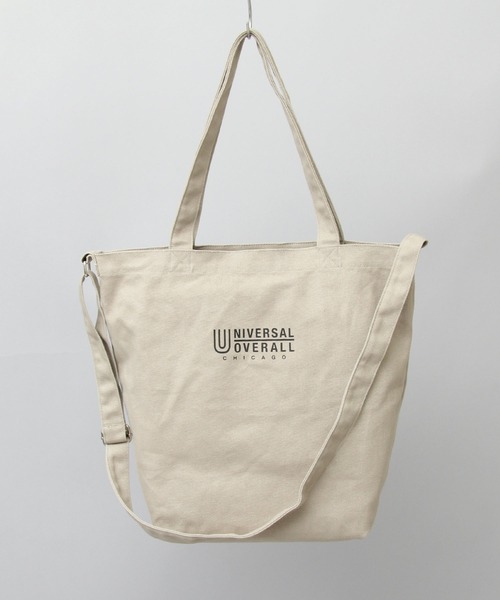 UNIVERSAL OVERALL(ユニバーサルオーバーオール)の「UNIVERSAL OVERALL / ユニバーサルオーバーオール / 2WAY キャンバス ショルダー トートバッグ(トートバッグ・メンズ・ホワイト/ブラック/ベージュ/グレー/ブルー・FREE)」の11枚目の写真
