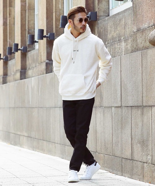 KANGOL(カンゴール)の「roshell×KANGOL カンゴール ブランド別注 コラボ ボアパーカー(パーカー・メンズ・ブラック/ベージュ/ブラウン/オフホワイト/モカ/グレイッシュベージュ/ブラウン系その他/ベージュ系その他2/ホワイト系その他/ベージュ系その他/ブラック系その他/グレー系その他2/グレー系その他・SMALL/MEDIUM/LARGE/X-LARGE)」の17枚目の写真