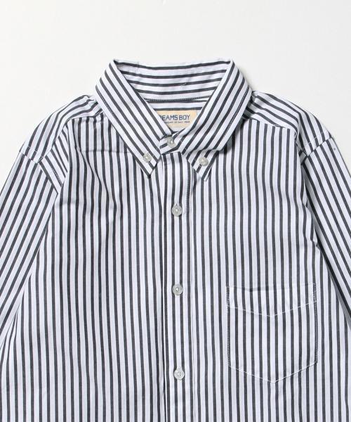 BEAMS BOY（ビームスボーイ）の「【FUDGE5月号掲載】BEAMS BOY / NEW ロンストエンブロイド ボタンダウン シャツ（シャツ/ブラウス・レディース・ブラック/ブルー・1/0）」の10枚目の写真