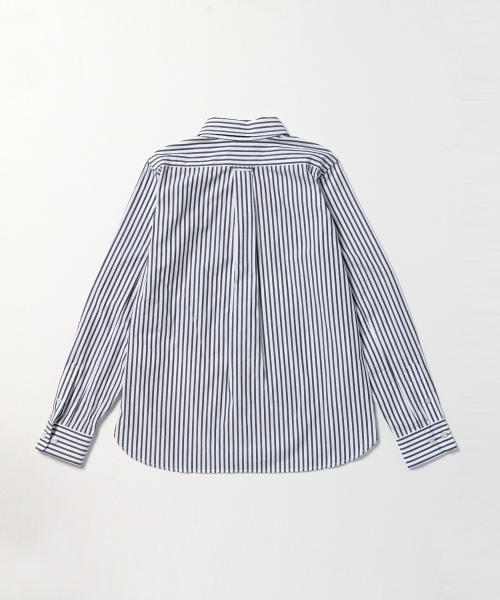 BEAMS BOY（ビームスボーイ）の「【FUDGE5月号掲載】BEAMS BOY / NEW ロンストエンブロイド ボタンダウン シャツ（シャツ/ブラウス・レディース・ブラック/ブルー・1/0）」の17枚目の写真