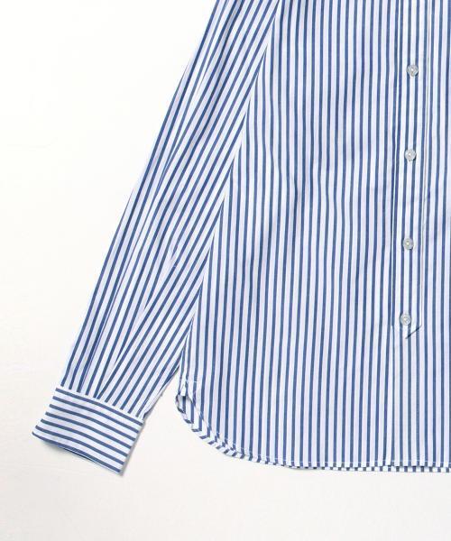 BEAMS BOY（ビームスボーイ）の「【FUDGE5月号掲載】BEAMS BOY / NEW ロンストエンブロイド ボタンダウン シャツ（シャツ/ブラウス・レディース・ブラック/ブルー・1/0）」の3枚目の写真