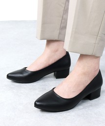 Liberty Doll / ポインテッドトゥ4cmチャンキーヒール美脚パンプス(5422) 太ヒールパンプス