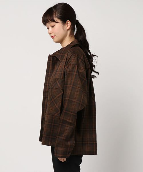ARCHIVER(アーカイバ)の「【Ir】Wポケットチェックブルゾン(ブルゾン・レディース・ベージュ/ネイビー/ブラウン・LARGE/X-LARGE/MEDIUM)」の5枚目の写真