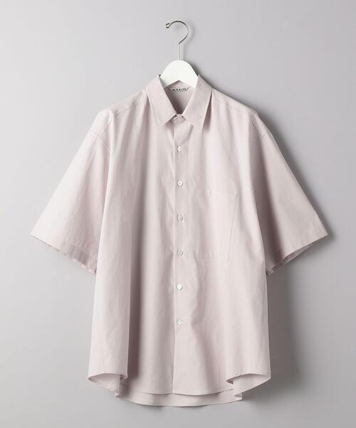AURALEE（オーラリー）の「＜AURALEE（オーラリー）＞ ビッグ シャツ■■■（シャツ/ブラウス・メンズ・ライラック/ライム・3/4/5）」の6枚目の写真