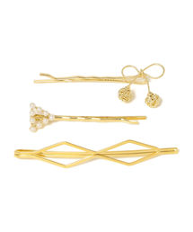 SHIPS | (0799)UZ:3SET HAIR PIN(CHERRY)(ヘアピン)