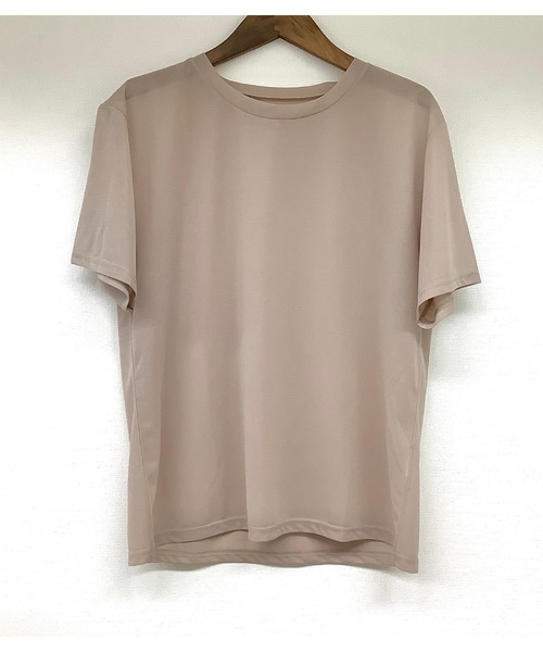 ulu（ウル）の「Seethrough tshirt（Tシャツ/カットソー・レディース・ブラック/ベージュ・FREE）」の10枚目の写真