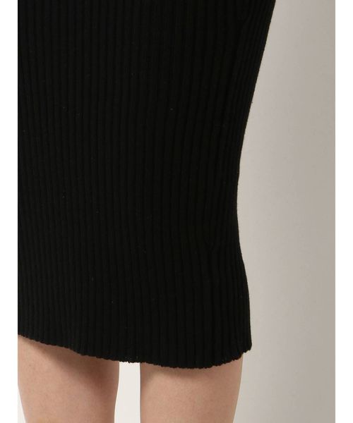 GYDA（ジェイダ）の「サイドOPENリブニットロングワンピース（ワンピース・レディース・ブラック/オレンジ/ベージュ・FREE）」の18枚目の写真