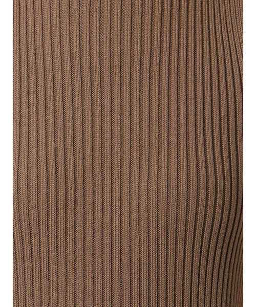 GYDA（ジェイダ）の「サイドOPENリブニットロングワンピース（ワンピース・レディース・ブラック/オレンジ/ベージュ・FREE）」の16枚目の写真