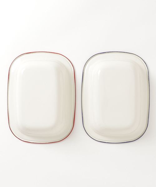 THE OLDE FARMHOUSE(ザ オールドファームハウス)の「【 HUNTSMANS / ハンツマン 】 パイディッシュ26cmブルー&レッド2枚セット LC26B/R TSI(食器・レディース・その他1・FREE)」の4枚目の写真