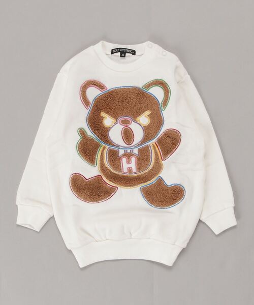 スウェット Joey Bear刺繍 スウェット Joey スウェット Bear刺繍 Hysteric ジョーイヒステリック のファッション Hys Xs S M