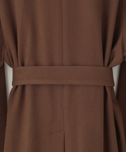 STUDIOUS（ステュディオス）の「【STUDIOUS】ベルテッドラップコート（トレンチコート・メンズ・ベージュ/ブラック・1/2/3）」の11枚目の写真