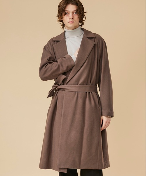STUDIOUS（ステュディオス）の「【STUDIOUS】ベルテッドラップコート