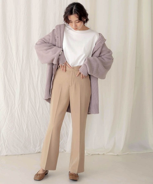 Bab（バブ）の「【WEB限定】3WAYダメージタートルニットトップス（ニット/セーター・レディース・チャコールグレー/ブラウン/ラベンダー/ナチュラル/モカ・FREE）」の6枚目の写真