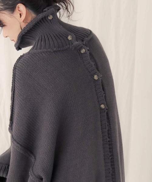 Bab（バブ）の「【WEB限定】3WAYダメージタートルニットトップス（ニット/セーター・レディース・チャコールグレー/ブラウン/ラベンダー/ナチュラル/モカ・FREE）」の20枚目の写真