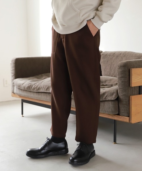 LAKOLE(ラコレ)の「ポリツイルベイカーパンツ / LAKOLE(その他パンツ・メンズ・ライトグレー/ブラック/ブラウン・MEDIUM/LARGE)」の3枚目の写真