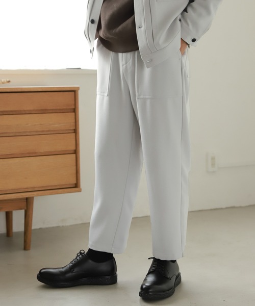 LAKOLE(ラコレ)の「ポリツイルベイカーパンツ / LAKOLE(その他パンツ・メンズ・ライトグレー/ブラック/ブラウン・MEDIUM/LARGE)」の2枚目の写真