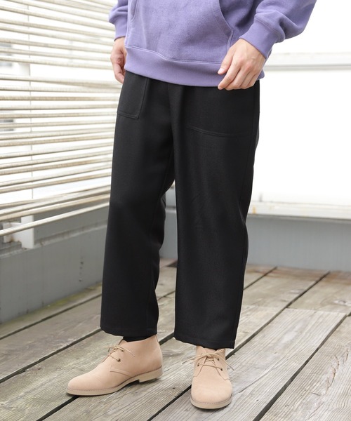 LAKOLE(ラコレ)の「ポリツイルベイカーパンツ / LAKOLE(その他パンツ・メンズ・ライトグレー/ブラック/ブラウン・MEDIUM/LARGE)」の1枚目の写真