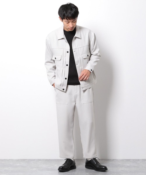LAKOLE(ラコレ)の「ポリツイルベイカーパンツ / LAKOLE(その他パンツ・メンズ・ライトグレー/ブラック/ブラウン・MEDIUM/LARGE)」の4枚目の写真