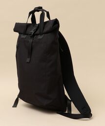 SHIPS；CORDURAナイロン ラウンドジップ バックパック　黒 SHIPS any: CORDURA(R) ナイロン ユーティリティー バックパック