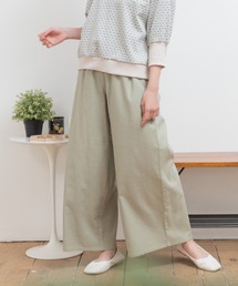 Mysa&Liina | コットンリネンリラックスワイドパンツ(その他パンツ)