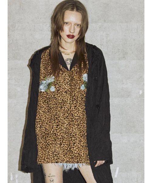 jouetie（ジュエティ）の「ワッシャーオーバートレンチ（トレンチコート・レディース・ベージュ/パープル/ピンク/ブラック・MEDIUM）」の8枚目の写真