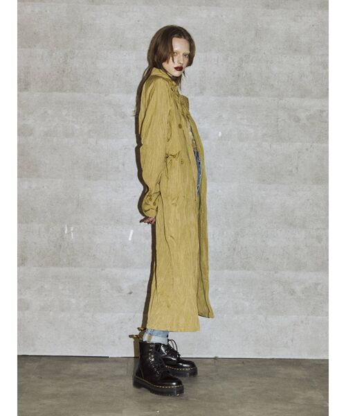 jouetie（ジュエティ）の「ワッシャーオーバートレンチ（トレンチコート・レディース・ベージュ/パープル/ピンク/ブラック・MEDIUM）」の11枚目の写真