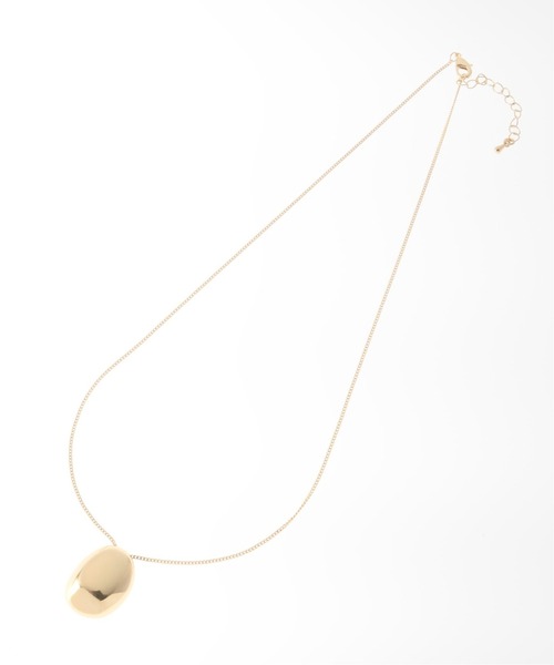 Simplicite(サンプリシテ)の「エッグトップネックレス(ネックレス・レディース・ゴールド/シルバー・FREE)」の3枚目の写真