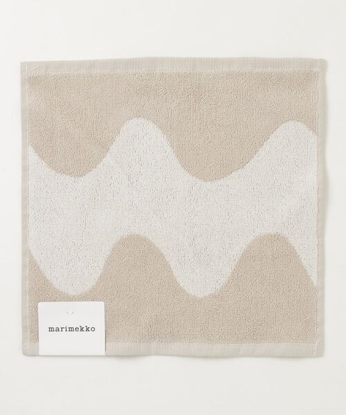 marimekko（マリメッコ）の「【kioski】LOKKI / MINI TOWEL（ハンカチ/ハンドタオル・レディース・ベージュ/ネイビー/ブラック・FREE）」の4枚目の写真