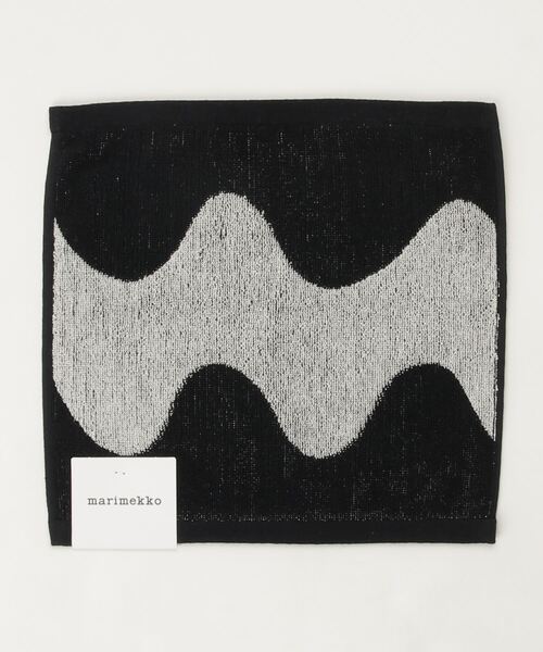 marimekko（マリメッコ）の「【kioski】LOKKI / MINI TOWEL（ハンカチ/ハンドタオル・レディース・ベージュ/ネイビー/ブラック・FREE）」の6枚目の写真