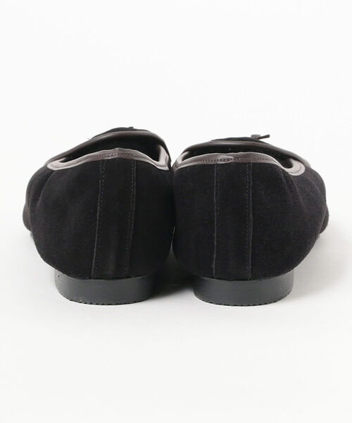 人気完売　CROWN × BEAMS 別注スエード　極美品　ブラウン　サイズ8 CROWN / 別注 スエード オックスフォード バレエシューズ