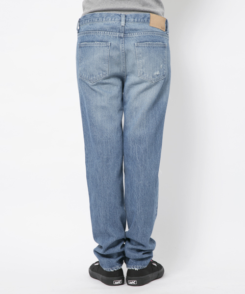 X-girl(エックスガール)の「【ViVi5月号掲載】CRUSHED JEANS(デニムパンツ・レディース・ホワイト/ブラック/ライトインディゴブルー・1/0/2)」の14枚目の写真