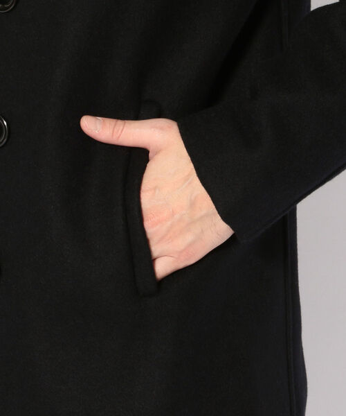 schott（ショット）の「DOUBLE BREST　BOA COLLAR COAT（ステンカラーコート・メンズ・ネイビー・40/38/42/36/34）」の6枚目の写真