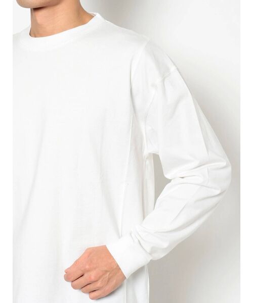 COTORICA(コトリカ)の「ORGANIC COTTON LONG SLEEVE T(Tシャツ/カットソー・メンズ・オフホワイト/ブラック/グレー・MEDIUM/LARGE)」の16枚目の写真
