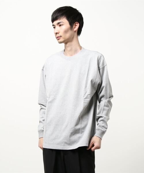 COTORICA(コトリカ)の「ORGANIC COTTON LONG SLEEVE T(Tシャツ/カットソー・メンズ・オフホワイト/ブラック/グレー・MEDIUM/LARGE)」の1枚目の写真