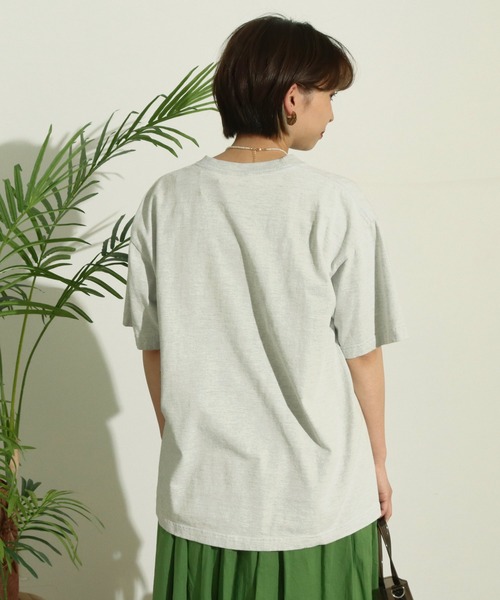 Factor=(ファクターイコール)の「LAMESAYイーグルプリントTシャツ(Tシャツ/カットソー・レディース・ブラック/オフホワイト/イエロー・FREE)」の6枚目の写真