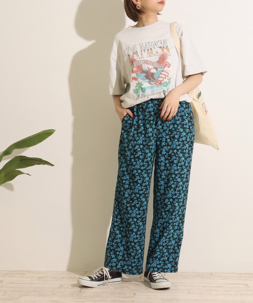 Factor=(ファクターイコール)の「LAMESAYイーグルプリントTシャツ(Tシャツ/カットソー・レディース・ブラック/オフホワイト/イエロー・FREE)」の18枚目の写真