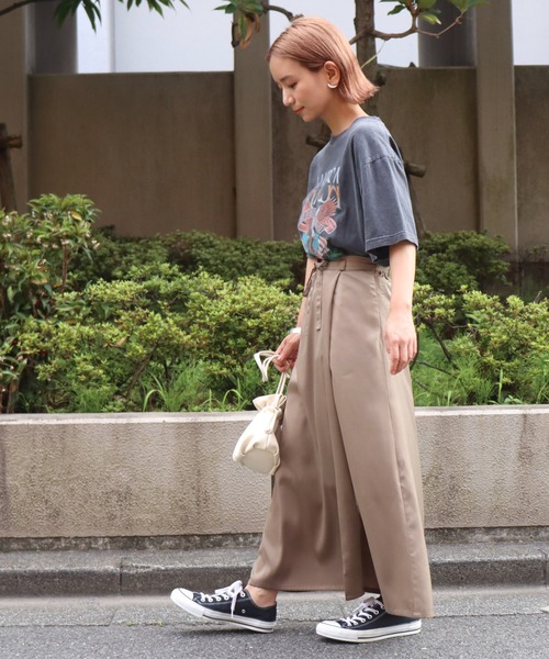 Factor=(ファクターイコール)の「LAMESAYイーグルプリントTシャツ(Tシャツ/カットソー・レディース・ブラック/オフホワイト/イエロー・FREE)」の17枚目の写真