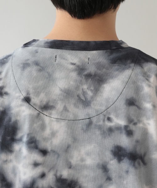 RAGEBLUE（レイジブルー）の「タイダイ柄/フェイクレイヤードビッグTシャツ/939601（Tシャツ/カットソー・メンズ・ブラック/ライトブルー/ホワイト・LARGE/MEDIUM）」の7枚目の写真