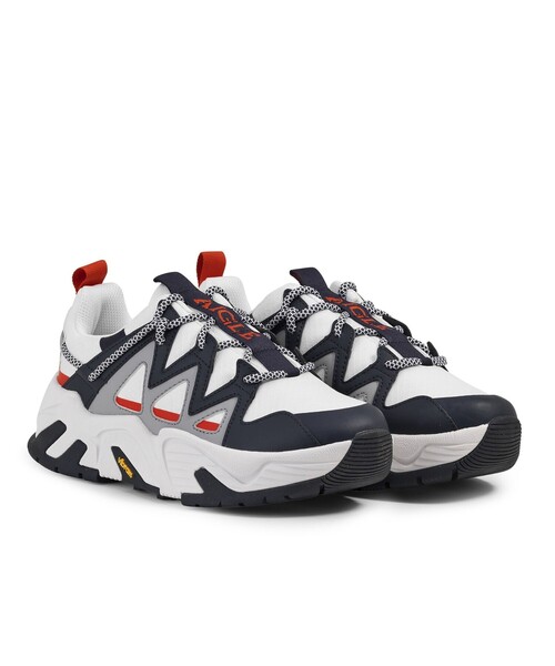 AIGLE（エーグル）の「ゴアテックス グイノ スニーカー（スニーカー・レディース・レッド系その他/ダークネイビー・39/37/38/36）」の2枚目の写真